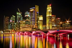 シンガポールの夜景